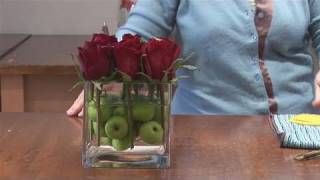 How To Make A Contemporary Flower Arrangement [upl. by Anertal]