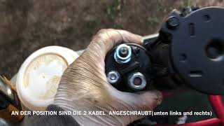 Mercedes A Klasse w168 Anlasser wechseln OHNE Achse ablassen change starter WITHOUT lowering axle [upl. by Ydissak16]