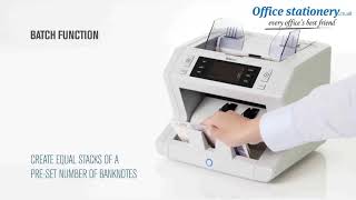 Safescan2680S GBP Banknote Counter and Counterfeit Detector 1120510 at OfficeStationerycouk [upl. by Gen585]