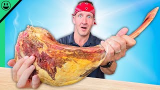 ILLEGAL 67 Day Aged Steak 100 Street Food Challenge in Spain [upl. by Trillbee]