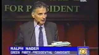 Green Party Presidential Convention highlights  1996 2000 2004 [upl. by Ised418]