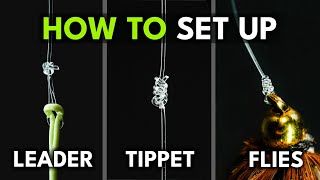 How to Set Up Your Fly Line Leader Tippet amp Flies  Module 4 Section 2 [upl. by Burra]