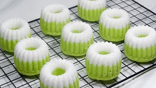 Resep Kue Putu Ayu Paling Lembut dan Monthok [upl. by Esaele]