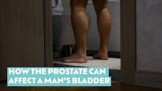 How the prostate can affect mens bathroom habits [upl. by Lyontine]