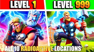 HEROES TYCOON MAP FORTNITE CREATIVE  ALL 10 RADIOACTIVE ITEMS LOCATIONS [upl. by Payne]