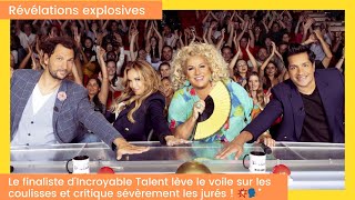 Révélations explosives Le finaliste dIncroyable Talent lève le voile sur les coulisses et critique [upl. by Aynom863]