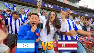 Honduras vs Costa Rica  Mi experiencia en Dallas Texas 🇭🇳🇨🇷 [upl. by Rehposirhc]