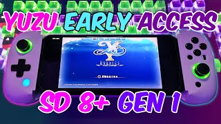 Yuzu Emulator Android Ys X Nordics  Snapdragon 8 Gen 1  ROG 6  BSPD8  YUZU EA [upl. by Lennor]