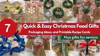 Easy Christmas Food Gifts  7 Favorites Anyone Would Love  2023 [upl. by Oiratno]