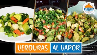 Verduras al vapor sin vaporera a la mantequilla al mojo de ajo para toda la semana [upl. by Ecnahoy926]