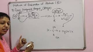 Preparation of alcohols from grignard reagentClass 12th [upl. by Kyl883]