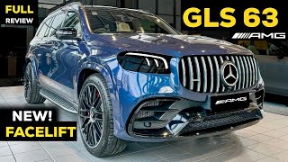 2024 MERCEDES AMG GLS 63 NEW FACELIFT The Best Luxury AMG SUV FULL InDepth Review Interior MBUX [upl. by Attirb883]