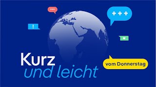 Deutsch lernen mit Videos  Kurz und leicht vom 07112024  mit deutschen Untertiteln [upl. by Ffirahs230]