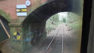 Epping Ongar Railway 31438 cab ride North Weald  Epping Forest and back [upl. by Vlad]