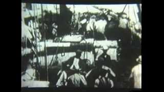 Old Whaling Film aboard The Viola 1916 Part 2of 2 [upl. by Hacceber]