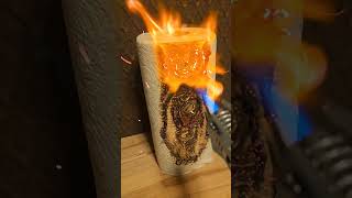 Jet Laser vs Kitchenpaper asmr wood asmrsounds trending satisfying diy [upl. by Lewse946]