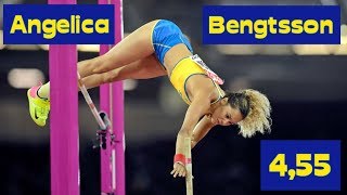 Angelica Bengtsson 455  stavhopp kval  VM i London  4 augusti 2017 [upl. by Hayden]