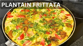 How to  Plantain Frittata Recipe  Delicious Twist on Classic Breakfast Dish [upl. by Einnov]