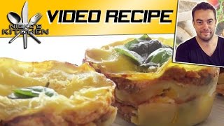 How to make Lasagna Cupcakes [upl. by Ennirak]