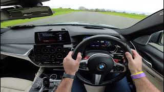 BMW 540i xdrive Mondello park POV drive [upl. by Candyce732]