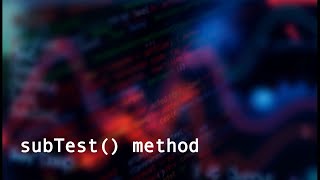 Python Unittest framework  subTest method [upl. by Nnairet]