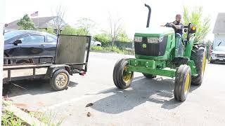 2021 John Deere tractor model 5055E For Sale at Auction [upl. by Haidedej]