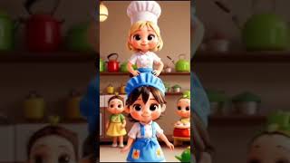 Cute girl cartoon animation status for WhatsApp music 2024Gril status [upl. by Ceevah]