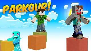 Minecraft Parkour with ezio18rip DREAMBOYYT [upl. by Trenton798]