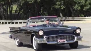 Road Test amp Tour  1957 Ford Thunderbird Convertible classic [upl. by Anesuza]