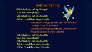 Gabriel Calling  PRACTICE TRACK [upl. by Tobye354]