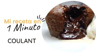 La auténtica receta casera de COULANT de chocolate que debes probar [upl. by Ebarta]