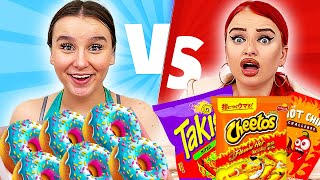 EXTREM SÜßES 🍭 vs EXTREM SCHARFES 🌶️ 🥵 Challenge  Celina [upl. by Chester]