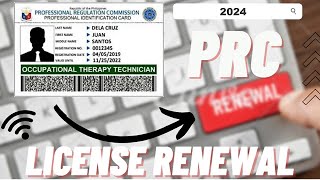 PRC License Renewal this 2024 [upl. by Aidyl]