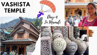 Vashishta Temple Manali  Paragliding in Manali  Manali Trip  Day 4  Dadsgirlvinee  TeluguVlog [upl. by Shorter989]