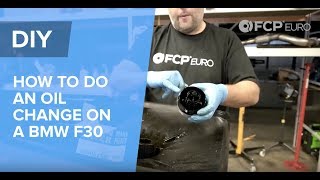 BMW F30 Oil and Filter Change  In 2 Minutes Z4 X1 528i 428i 320i 228i 428i [upl. by Calica]