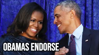 Obamas Harris Endorsement Sends RightWingers REELING [upl. by Damha650]