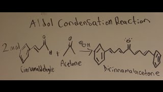 Dicinnamalacetone Aldol Condensation Reaction Mechanism  Organic Chemistry 2 [upl. by Aneryc67]