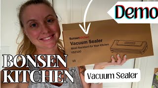 FULL DEMO amp Review on Bonsen Kitchen Vacuum Sealer [upl. by Taub]