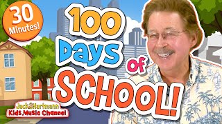 Celebrate 100 Days of School  30 MINUTES of Counting to 100 Songs  Jack Hartmann [upl. by Pengelly184]