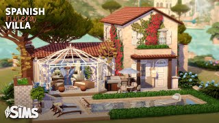 Spanish Riviera Villa ❤️  The Sims 4 Speed Build [upl. by Callas]