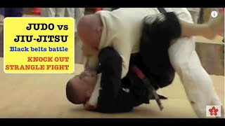 JUDO vs JUJITSU coaches KO fight [upl. by Patterson]