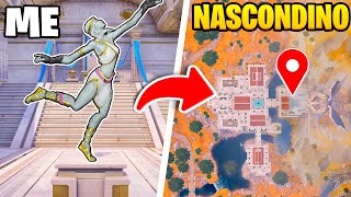 NASCONDINO ESTREMO su TUTTA la MAPPA Fortnite ITA [upl. by Stempien]