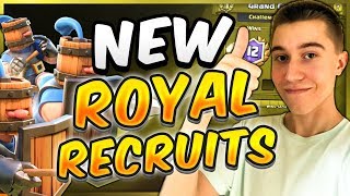 How To EASILY 12 Win Royal Recruit Challenge — Clash Royale [upl. by Ellehcim]