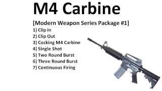 Royalty Free  M4 Carbine  Sound Effects  HQ [upl. by Bertha]