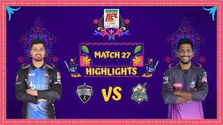 Match 27  Highlights  Rangpur Riders vs Chattogram Challengers [upl. by Nnayram307]