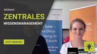 Webinar Zentrales Wissensmanagement – Wie Sie schneller finden was Sie suchen [upl. by Cyrilla]