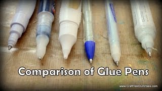 Comparison of Glue Pens [upl. by Foulk]