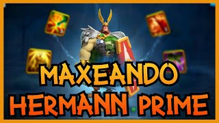 MAXEANDO HERMANN PRIME l ¿CON QUIEN LO VOY A LLEVAR l MEJORES TALENTOS l Rise of Kingdoms Español [upl. by Anirehtac773]