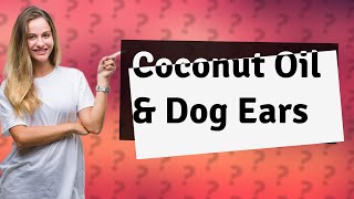 Can you put coconut oil in a dogs ear [upl. by Primalia]