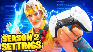 NEW Best Season 2 Controller Settings  Sensitivity PS4PS5XboxPC [upl. by Obelia]